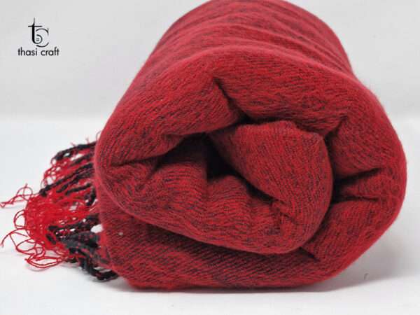 Red Yak Wool Blanket