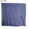 Natural Plain Blue Cashmere shawl