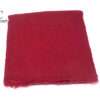 red handmade plain pashmina shawl
